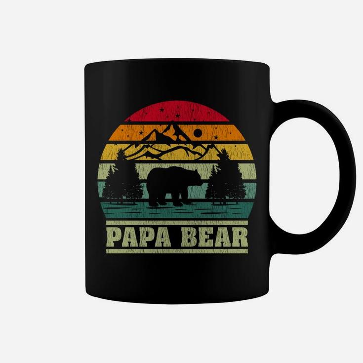 Retro Vintage Camping Lover Papa Bear Camper Coffee Mug