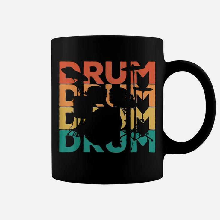 Retro Vintage Drumming Gift For Drummers Coffee Mug