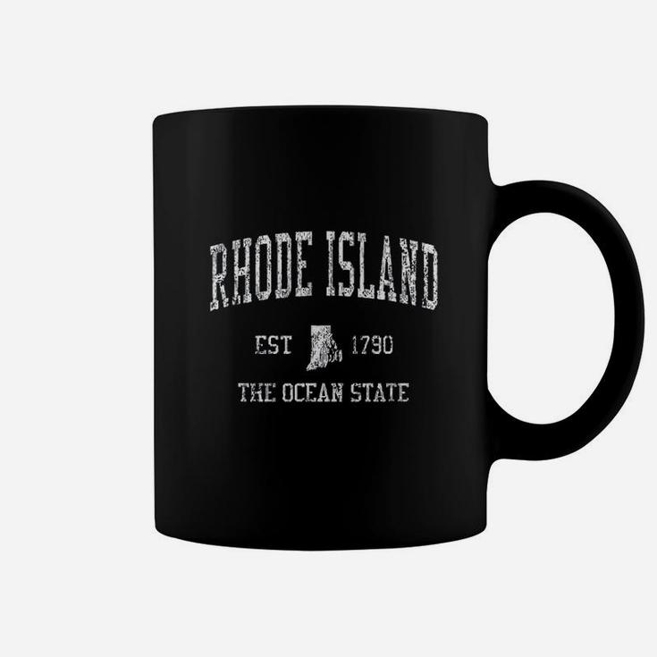 Rhode Island Ri Vintage Sports Design Coffee Mug