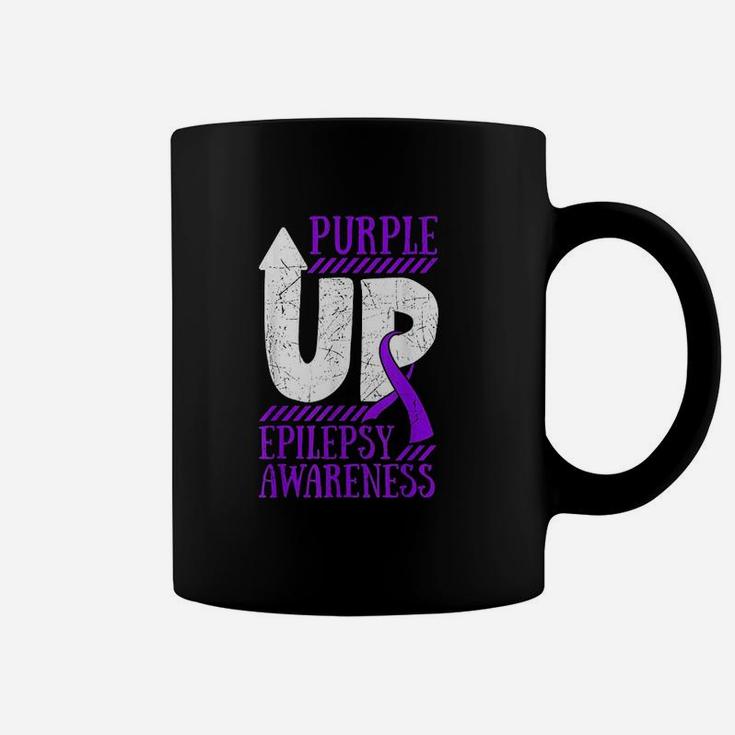 Ribbon Purple Coffee Mug