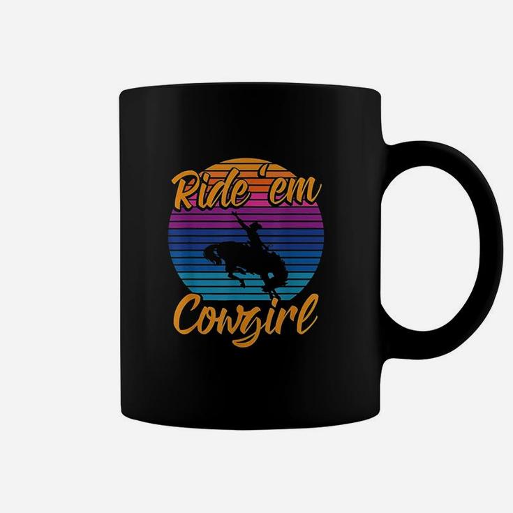 Ride Em Cowgirl Horse Lover Coffee Mug