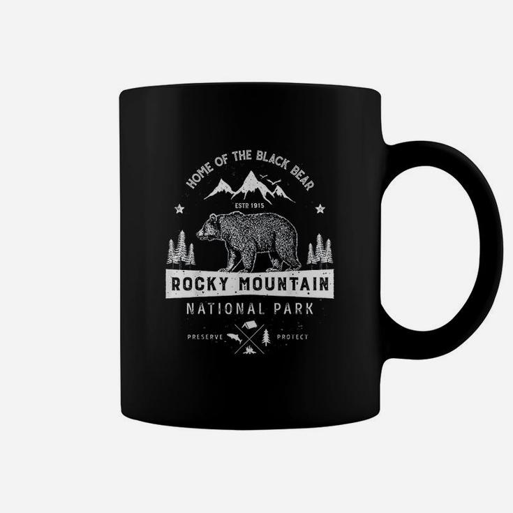 Rocky Mountain National Park Vintage Colorado Bear Retro Coffee Mug