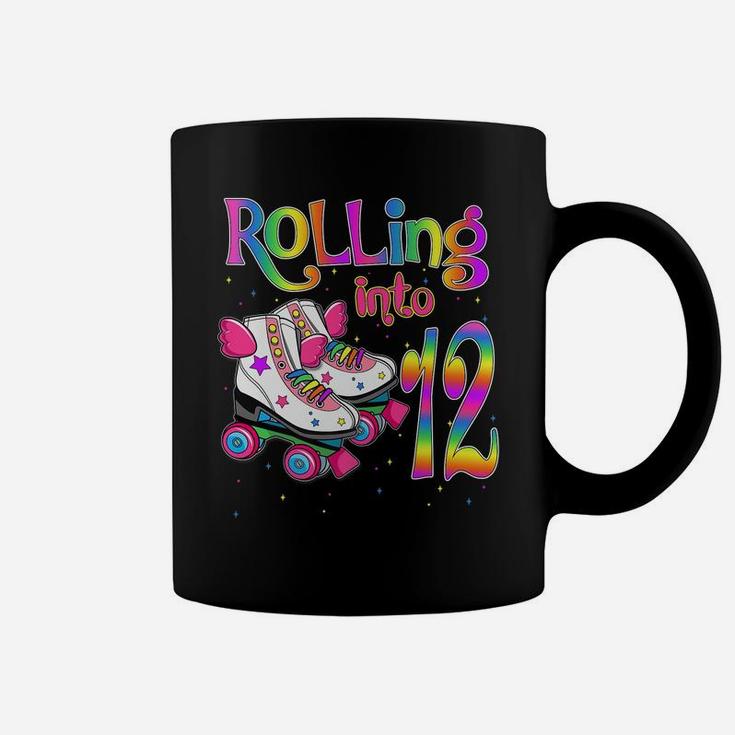 Rolling Into 12 Years Lets Roll I'm Turning 12 Roller Skate Coffee Mug