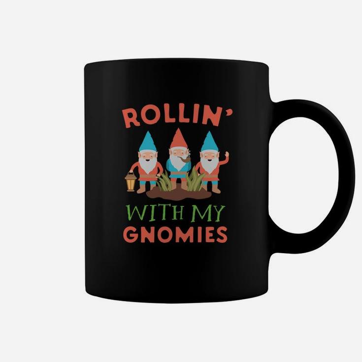Rolling With My Gnomies Gnome Gardener Long Sleeve Shirt Coffee Mug