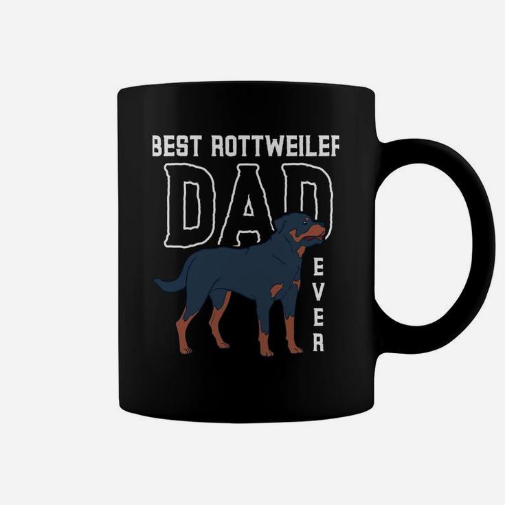 Rottie Owner Best Rottweiler Dad Ever Dog Rottweiler Coffee Mug
