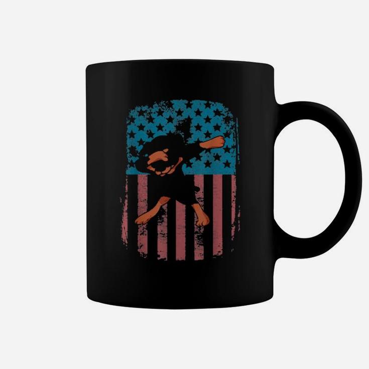 Rottweiler 4Th Of July Patriotic Us Flag Coffee Mug