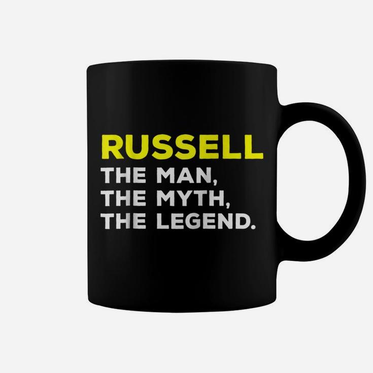 Russell The Man, The Myth, The Legend Gift  Men Boys Coffee Mug