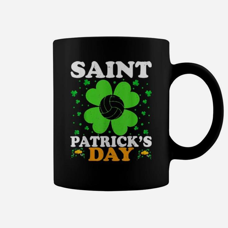 Saint Patrick's Day Irish Shamrock Volleyball Coffee Mug