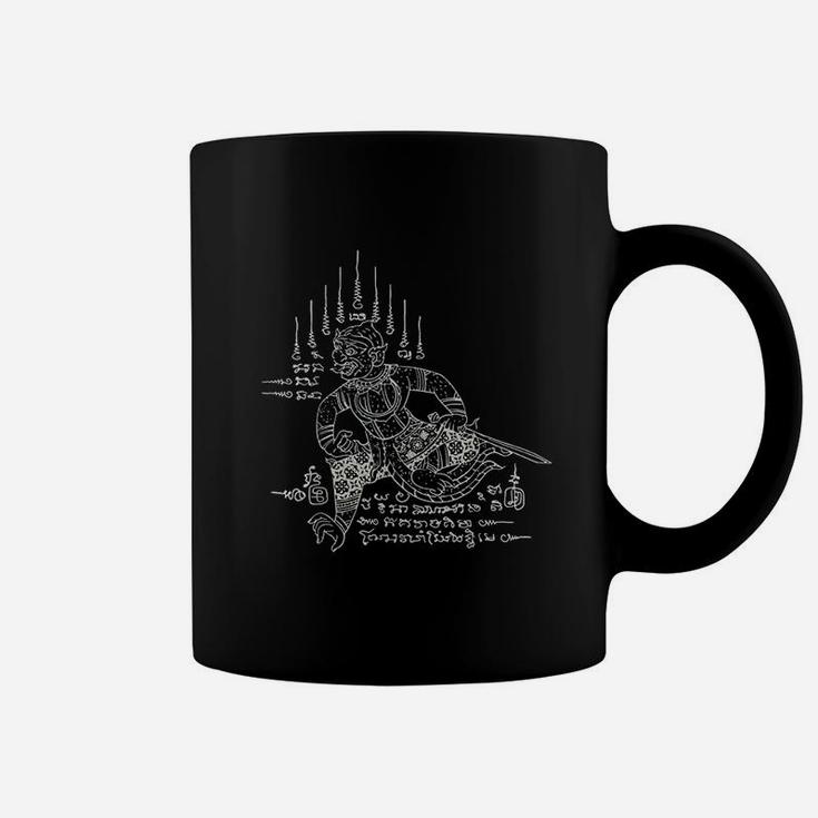 Sak Yant Thai Tattoo Hanuman Mythical Yantra Thailand Coffee Mug ...