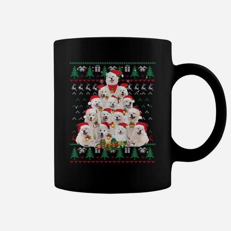 Samoyed Christmas Dog Lover Gift Ugly Sweater Xmas Tree Sweatshirt Coffee Mug