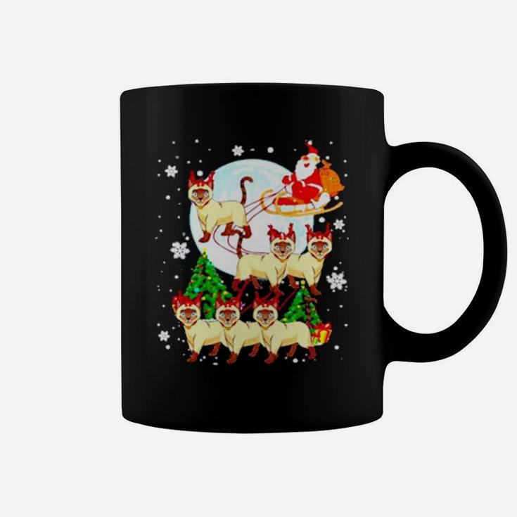 Santa Claus And Cats Coffee Mug