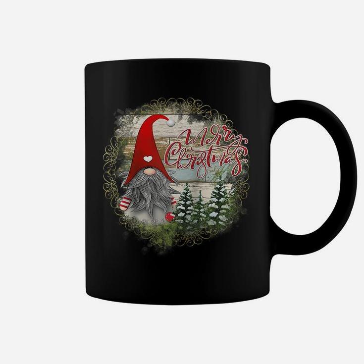 Santa Claus Garden Gnome Merry Christmas - Christmas Gnome Raglan Baseball Tee Coffee Mug