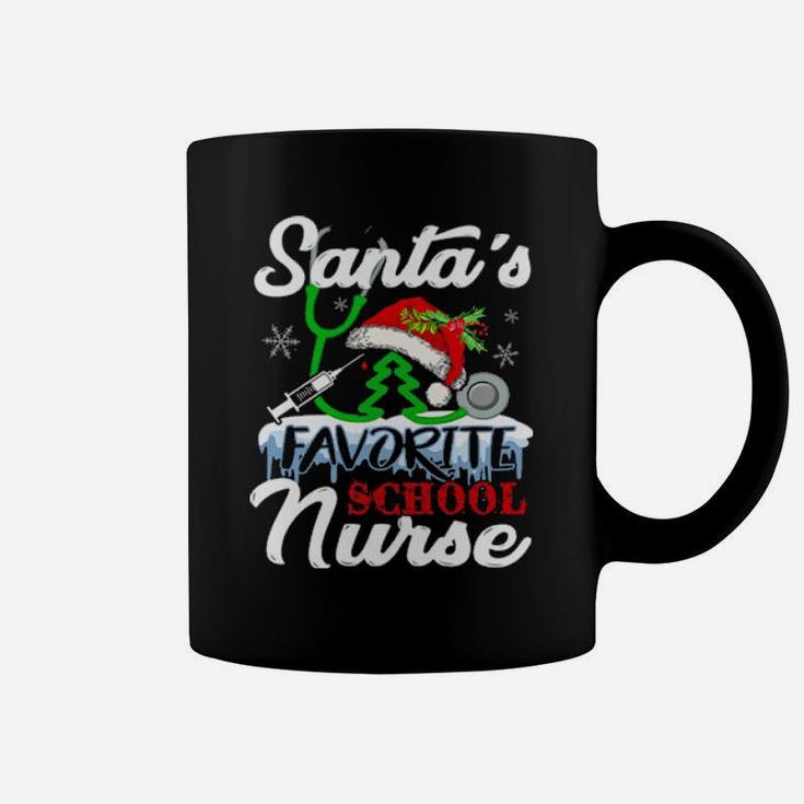 Santa Favorite School Nurse Funny Cute Nurse Xmas Celebrate Coffee Mug