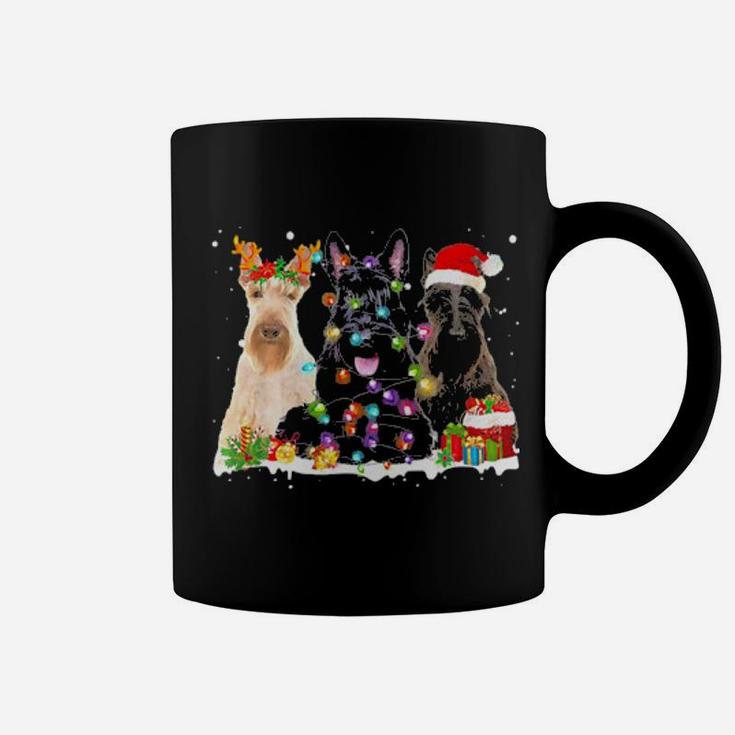Santa Scottish Terrier Dog Gorgeous Reindeer Coffee Mug