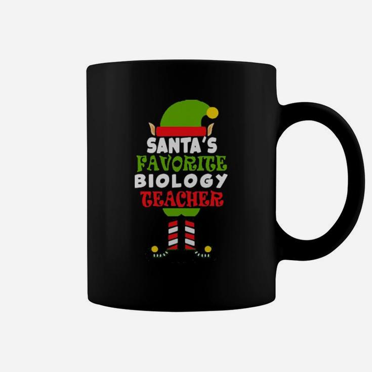 Santa's Favorite Biology Teacher Coffee Mug