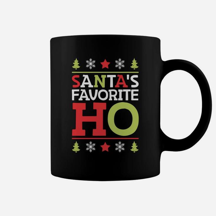 Santa's Favorite Ho Funny Christmas Women Xmas Santa Gifts Coffee Mug
