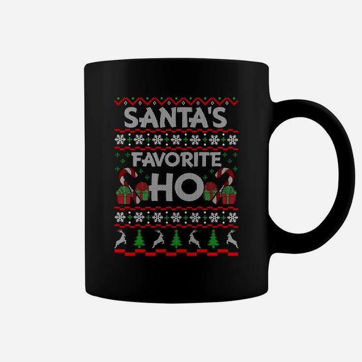 Santa's Favorite Ho Shirt Xmas Ugly Christmas Sweater Sweatshirt Coffee Mug