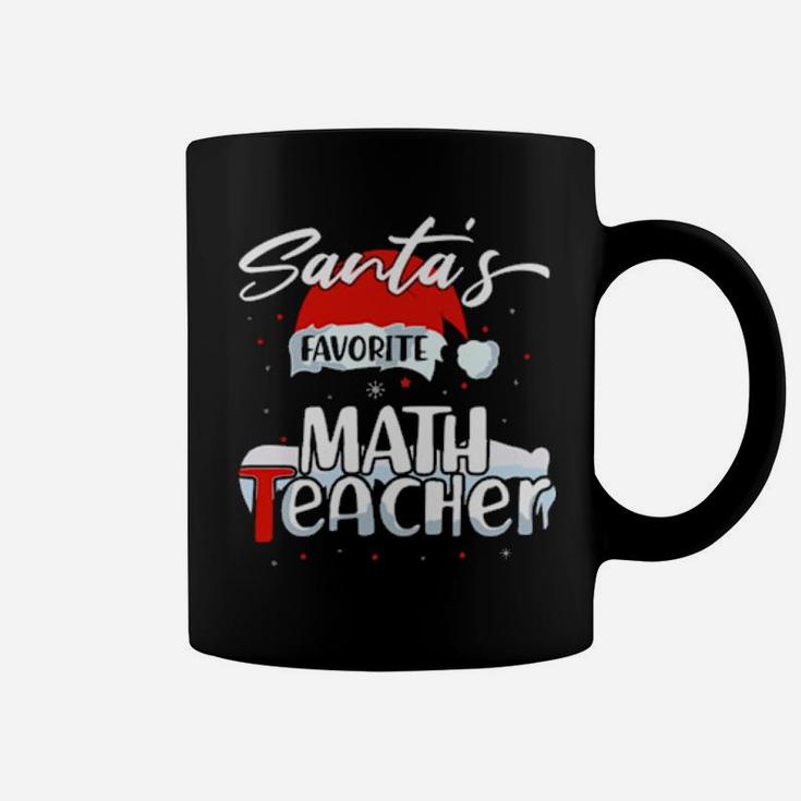 Santas Favorite Math Teacher Coffee Mug