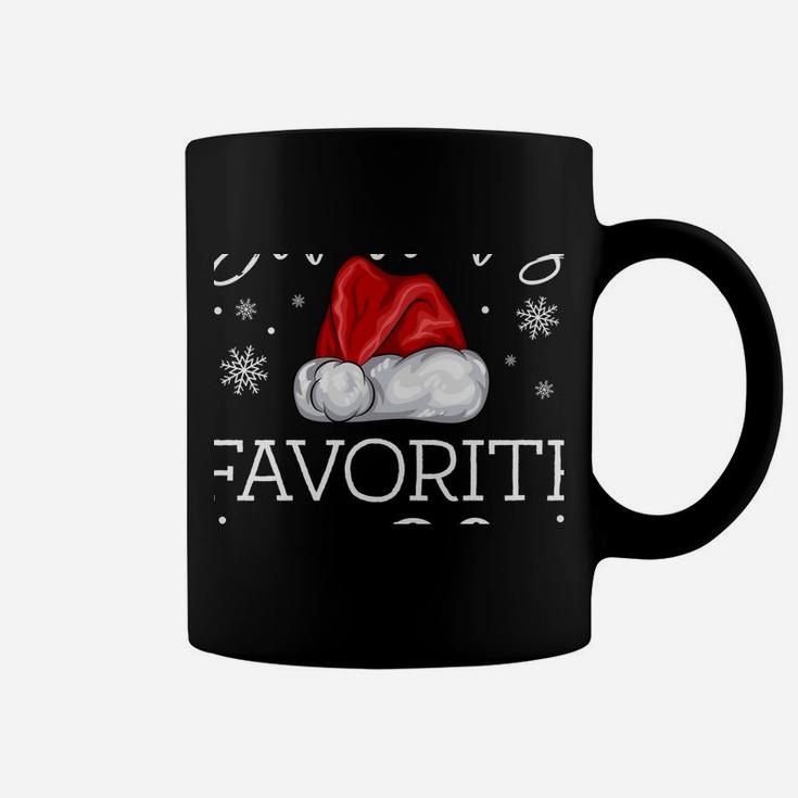 Santa's Favorite Nurse Christmas Hat Funny Nursing Gift Sweatshirt Coffee Mug