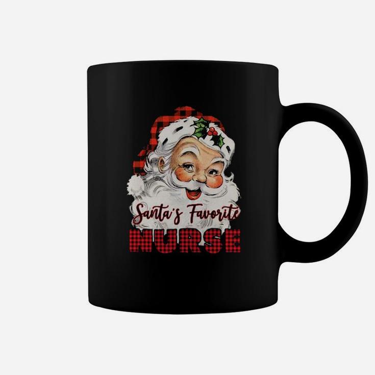 Santa's Favorite Nurse Coffee Mug