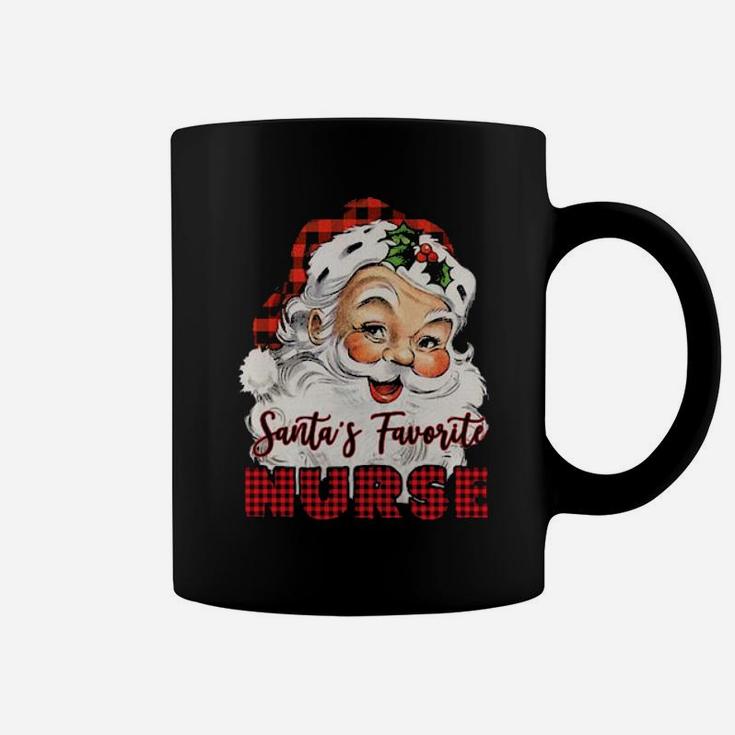 Santa's Favorite Nurse Coffee Mug