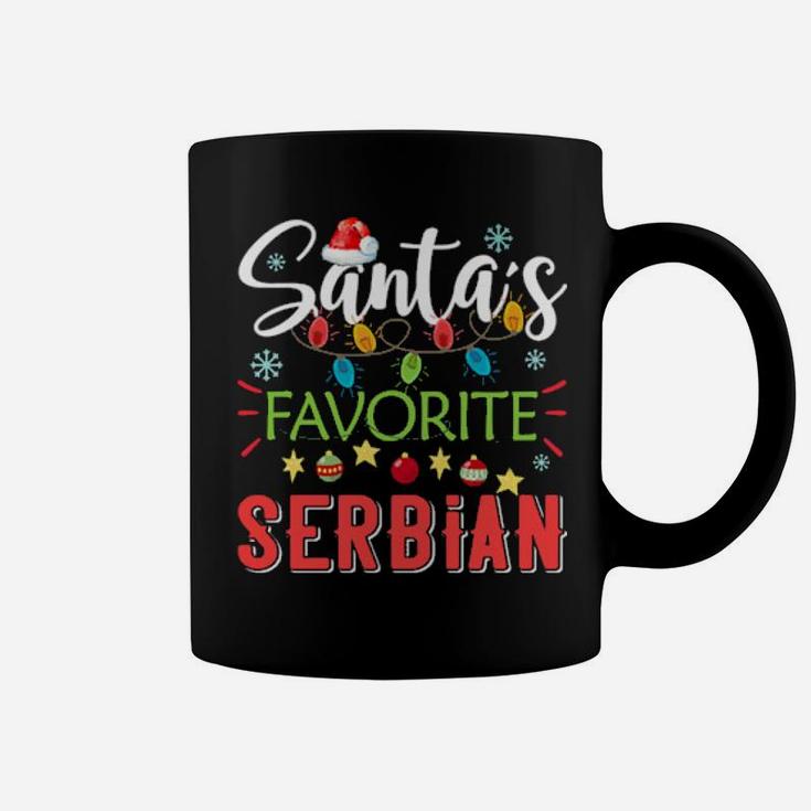 Santa's Favorite Serbian Coffee Mug