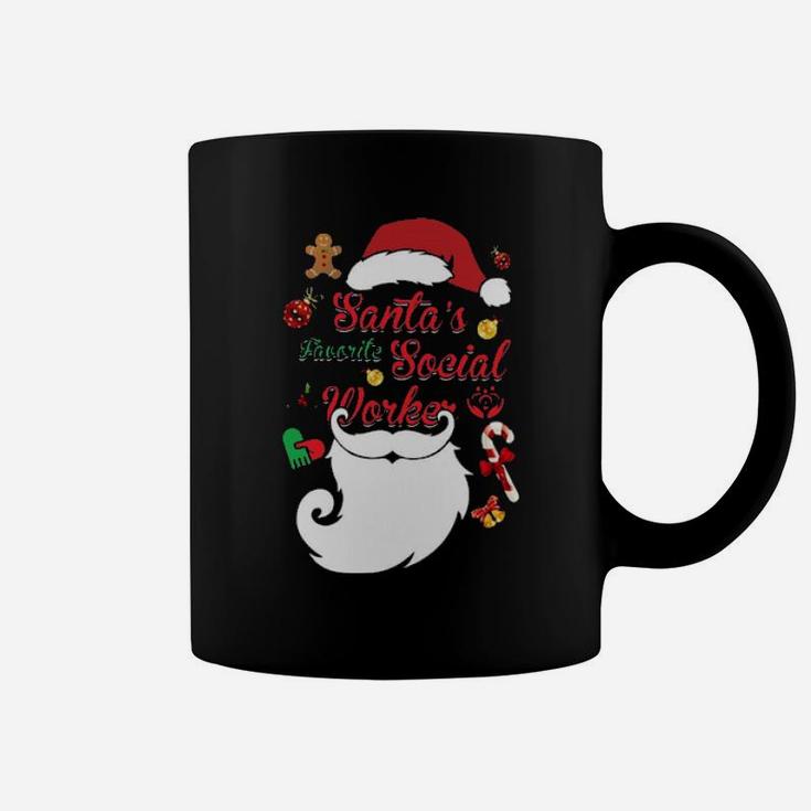 Santa's Favorite Social Worker Coffee Mug
