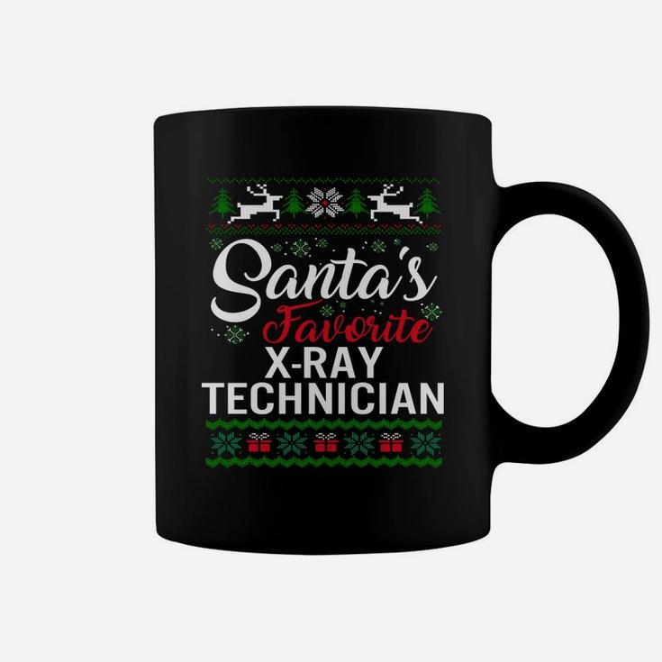 Santas Favorite X-Ray Technician Christmas Ugly Sweater Sweatshirt Coffee Mug