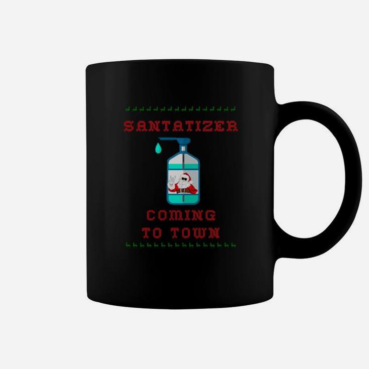 Santatizer Coming To Town Coffee Mug