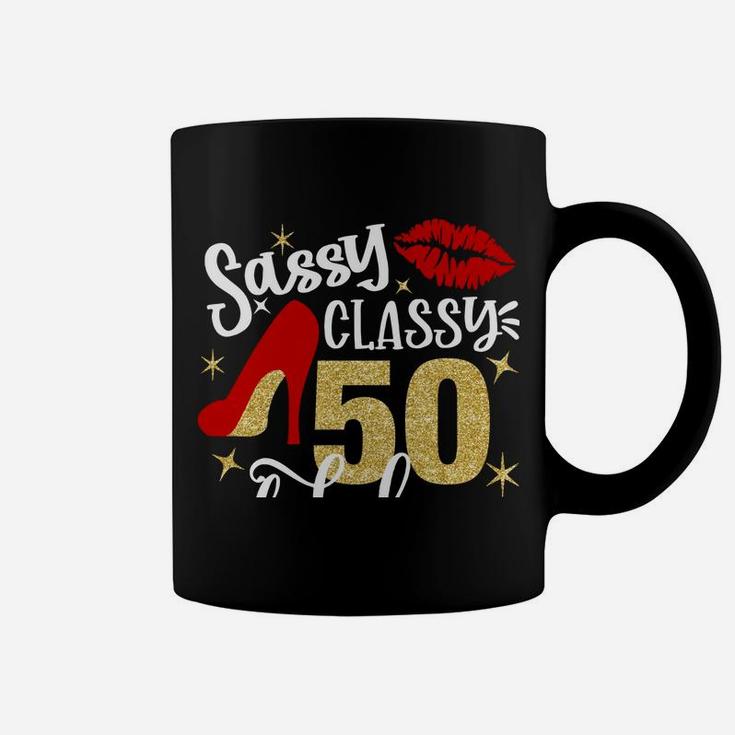 Sassy Classy 50 Fabulous 50Th Birthday Party Decorations Coffee Mug
