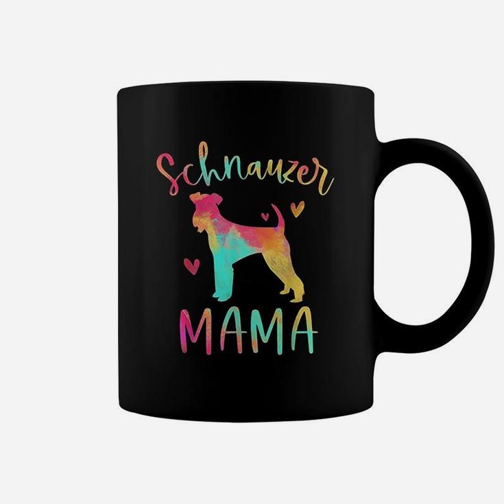 Schnauzer Mama Colorful Schnauzer Gifts Dog Mom Coffee Mug