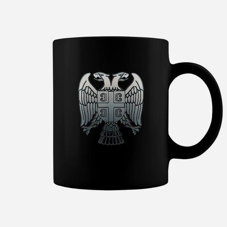 Serbian Double Headed Eagle Emblem Coffee Mug