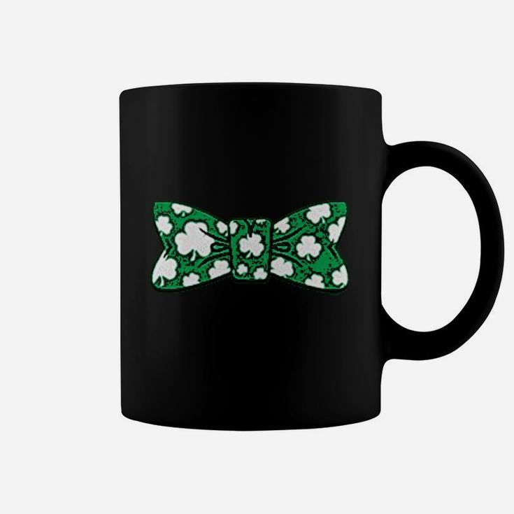 Shamrock Bow Tie Fancy Irish Clover Coffee Mug