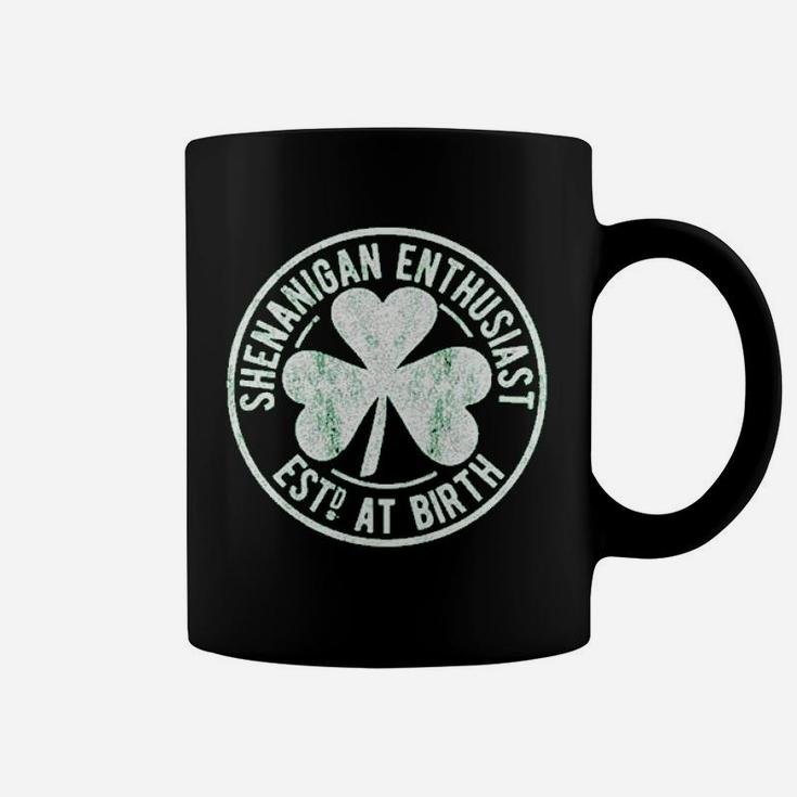 Shenanigan Enthusiast Funny Saint Patricks Day St Patty Irish Coffee Mug