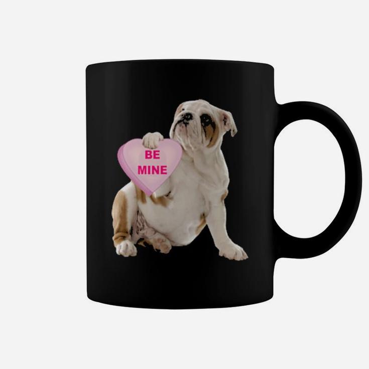 Shoot Bulldog Puppy Be My Valentine Coffee Mug