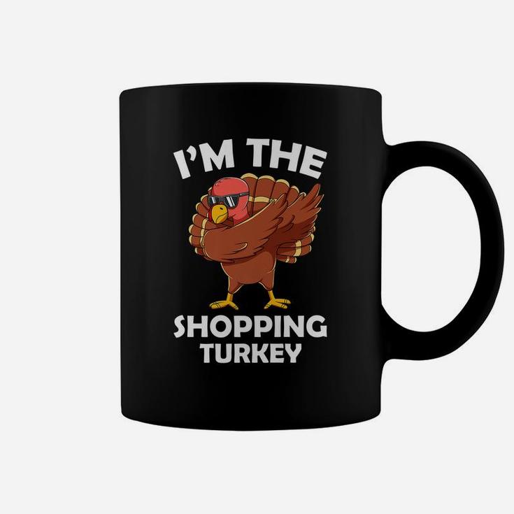 Shopping Turkey Family Group Matching Thanksgiving Party Coffee Mug