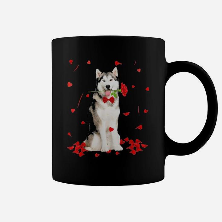 Siberian Husky Valentines Day Coffee Mug