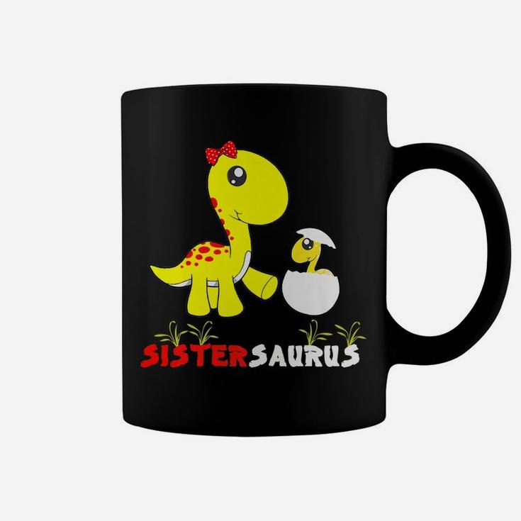 Sistersaurus Dinosaur Sister Matching Family Coffee Mug