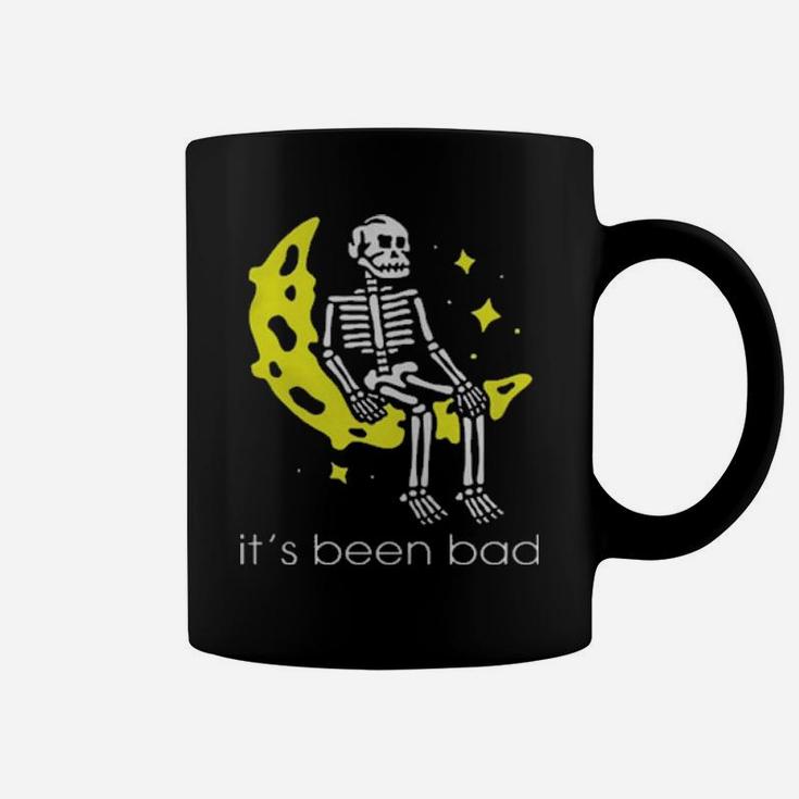 Skeleton It's Been Bad Coffee Mug