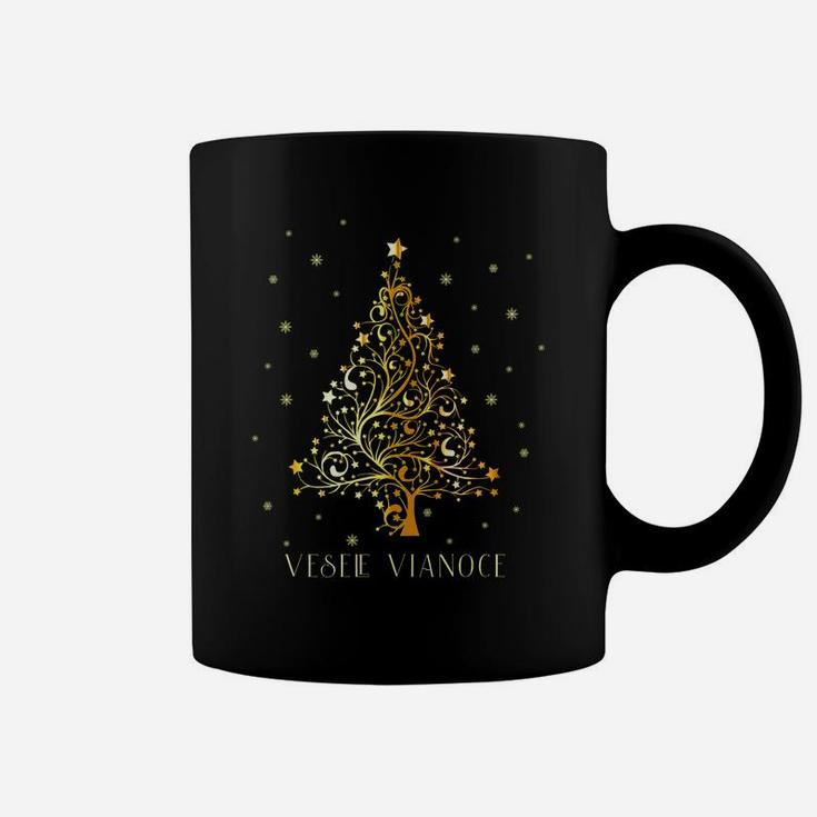 Slovak Christmas Tree Slovakia Decoration Ornament Star Xmas Sweatshirt Coffee Mug