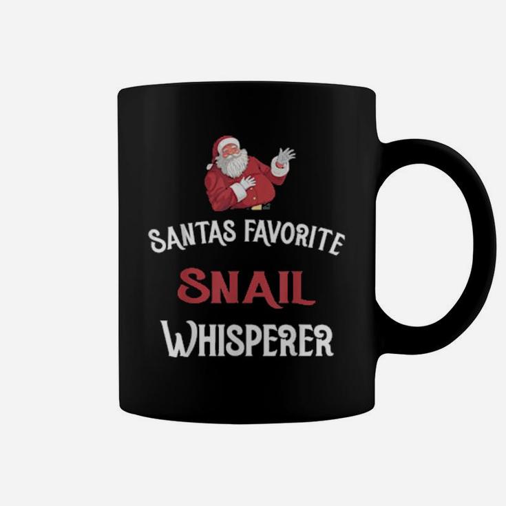 Snail Santas Favorite Snail Whisperer Coffee Mug
