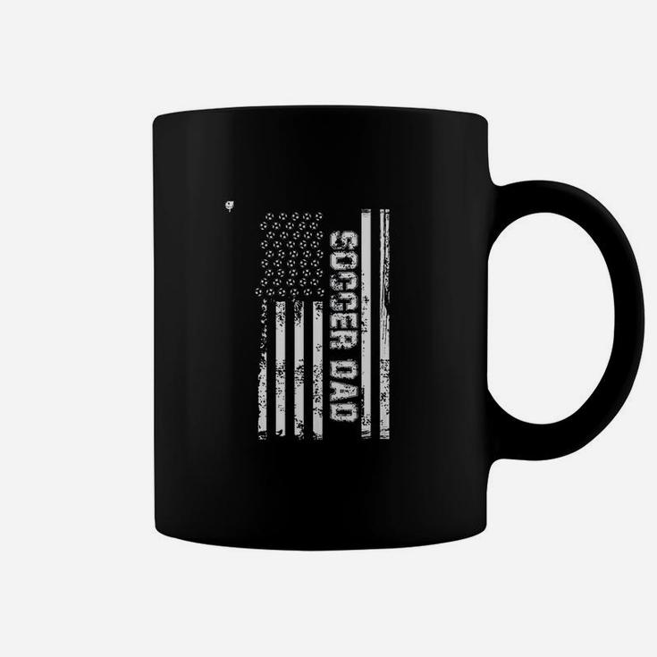 Soccer Dad Player Vintage Usa American Flag Coffee Mug