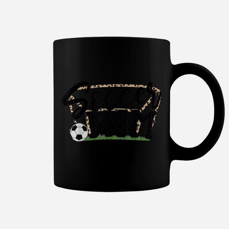 Soccer Mom Funny Leopard Goal Soccer Lovers Coffee Mug