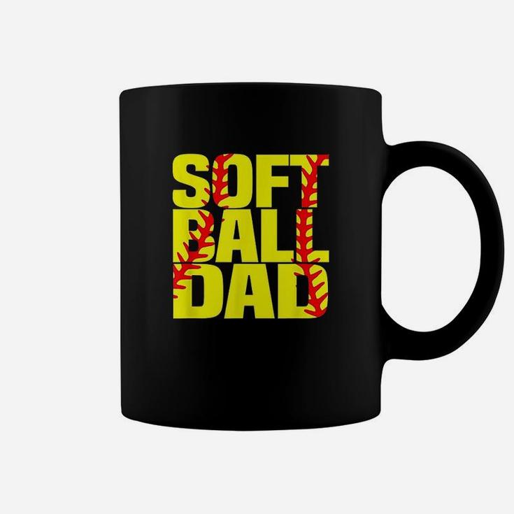 Softball Dad Coffee Mug