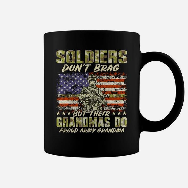 Soldiers Don't Brag Proud Army Grandma Military Grandmother Sweatshirt Coffee Mug