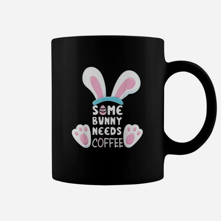 Some Bunny Needs Coffee Women Girl Rabbit Funny Easter Coffee Mug