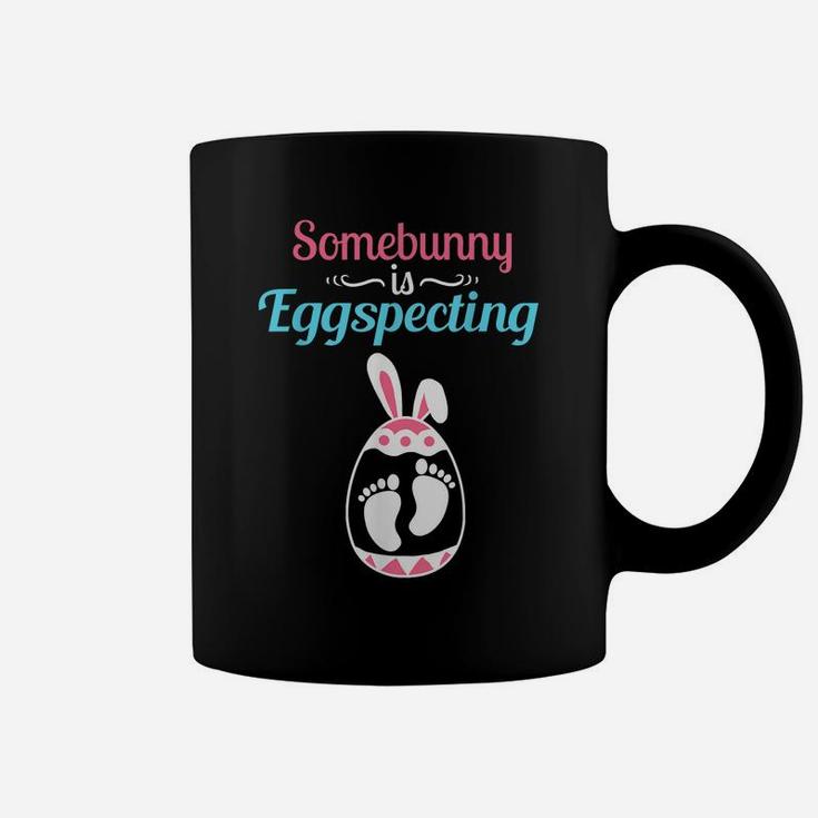 Somebunny Is Eggspecting Cute Baby Pregnancy Announcement Coffee Mug