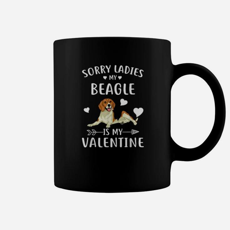 Sorry Ladies My Beagle Is My Valentine Boys Coffee Mug