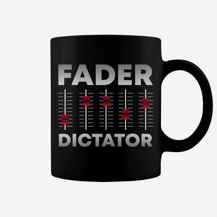 Soundboard Fader Dictator | Cool Musical Sound Engineer Coffee Mug