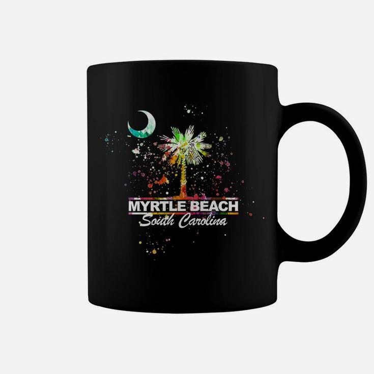 South Carolina Myrtle Beach Sc Flag Graphic Design Sweatshirt Coffee Mug